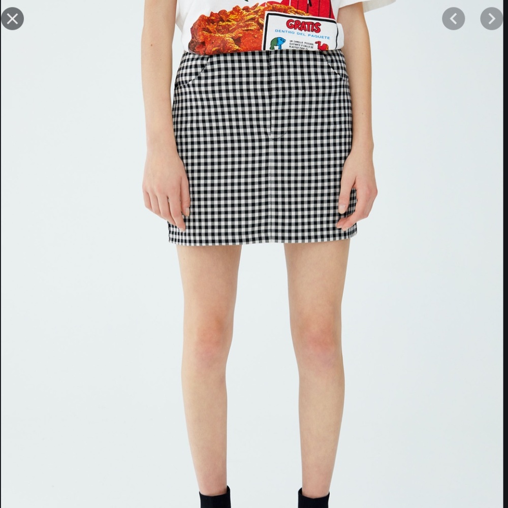 PULL & BEAR Tailored mini skirt pockets (small)